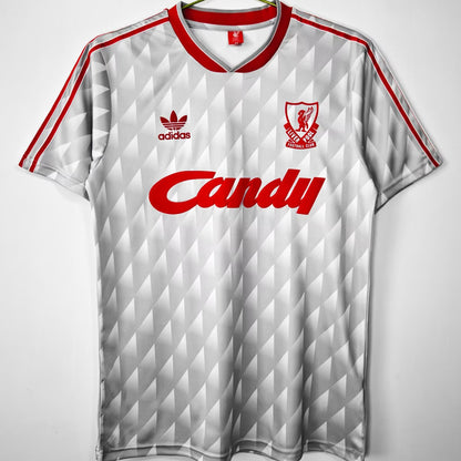 Jersey 1989/91 Liverpool Visitante Manga corta Versión Fan Retro