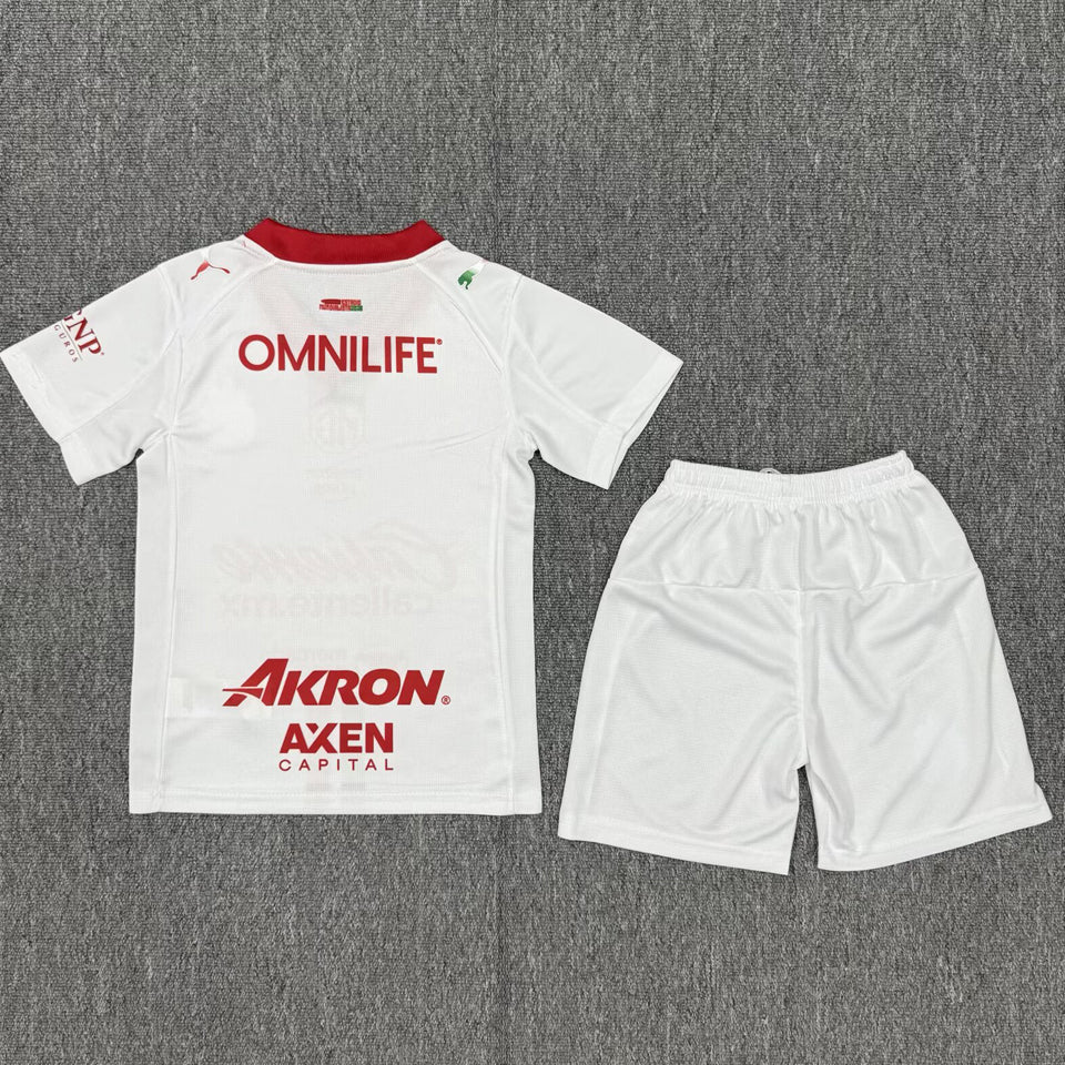 jersey 2025/26 chivas visitante manga corta niño