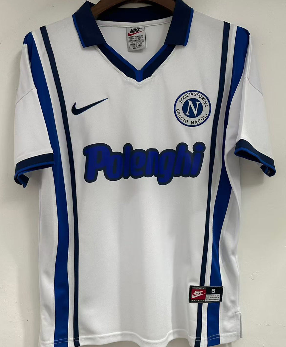 jersey 1998 napoli visitante manga corta versión fan retro
