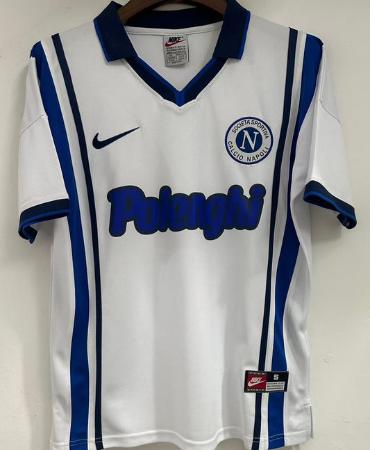 Jersey 1998 Napoli Visitante Manga corta Versión Fan Retro