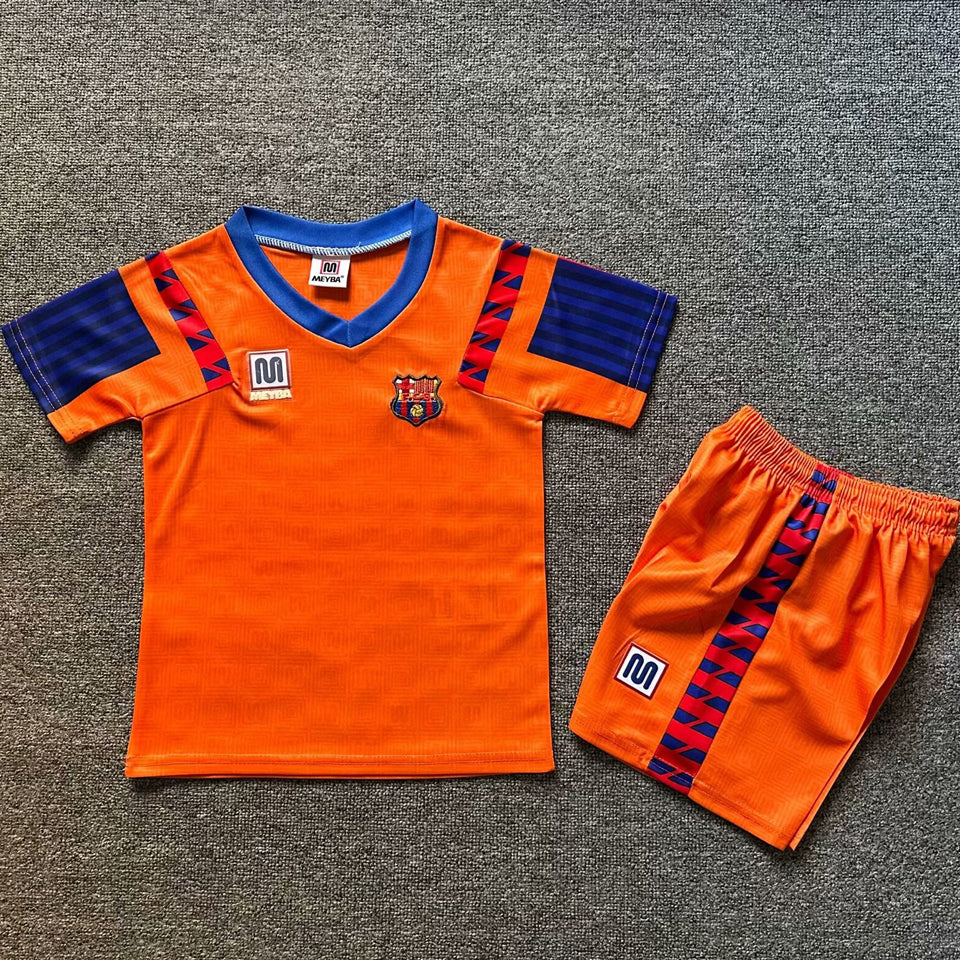 jersey 1991/92 barcelona visitante manga corta niño retro