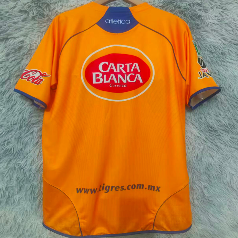 jersey 2005 tigres uanl local manga corta versión fan retro