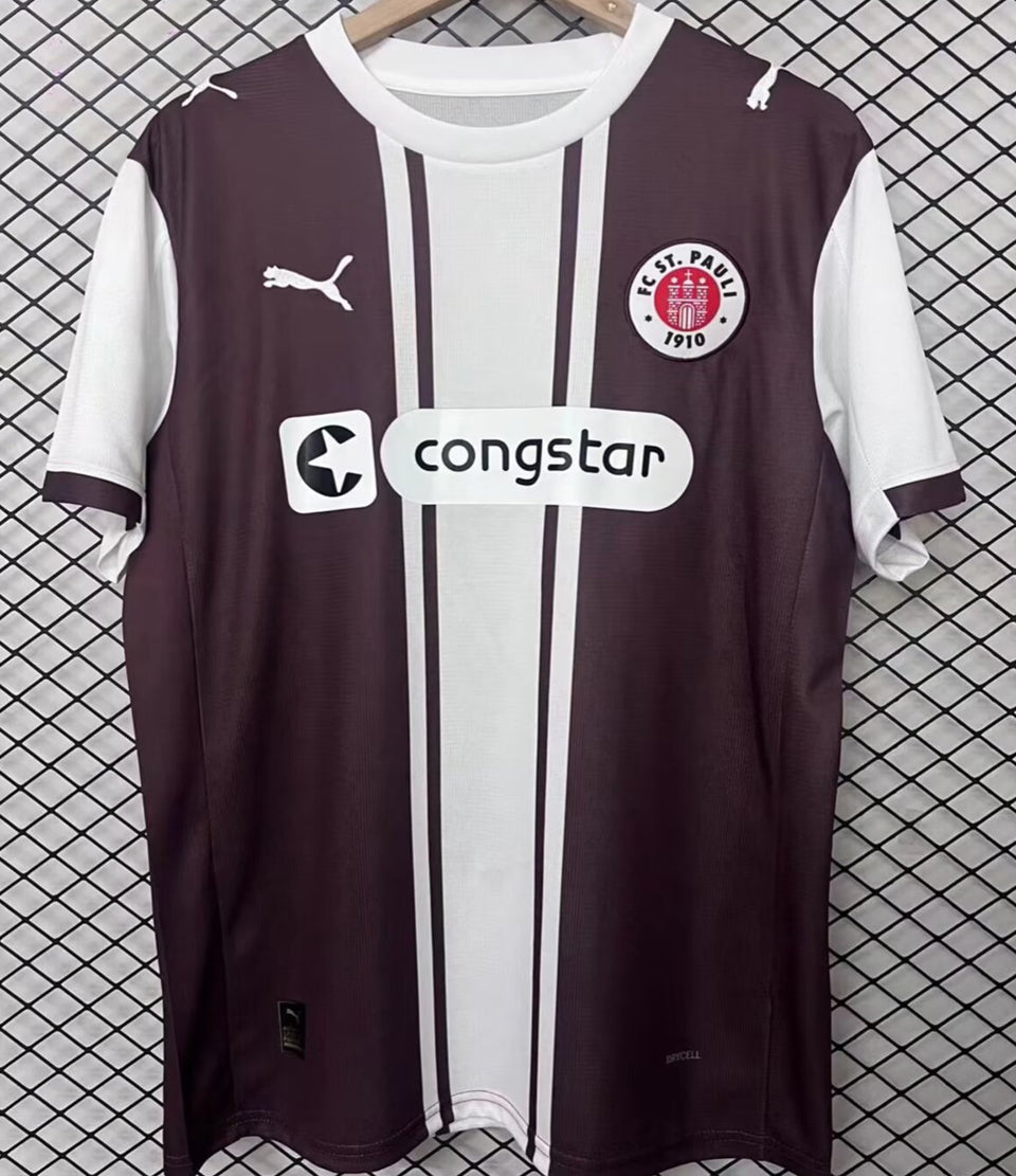 jersey 2026 st pauli especial manga corta versión fan