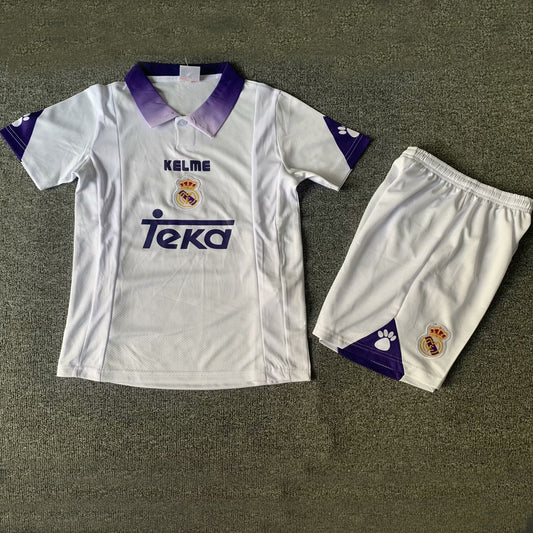 Jersey 1997/98 Real Madrid Local Manga corta Niño Retro