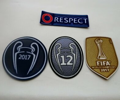 2017/18 Real Madrid Parches/Letras