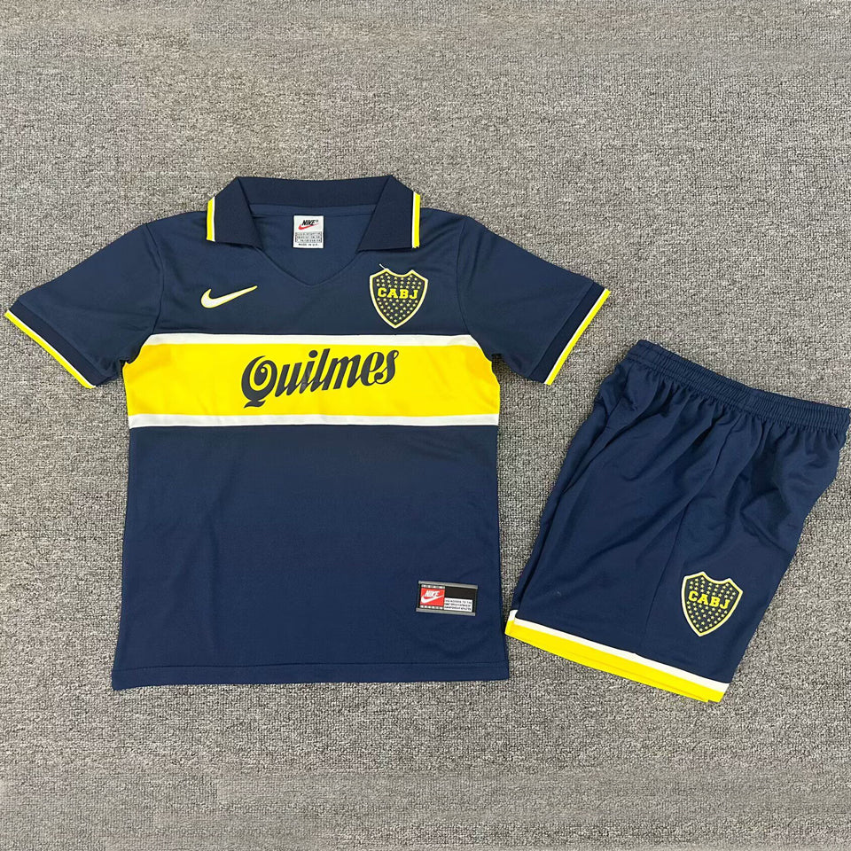 Jersey 1996/97 Boca Local Manga corta Niño Retro