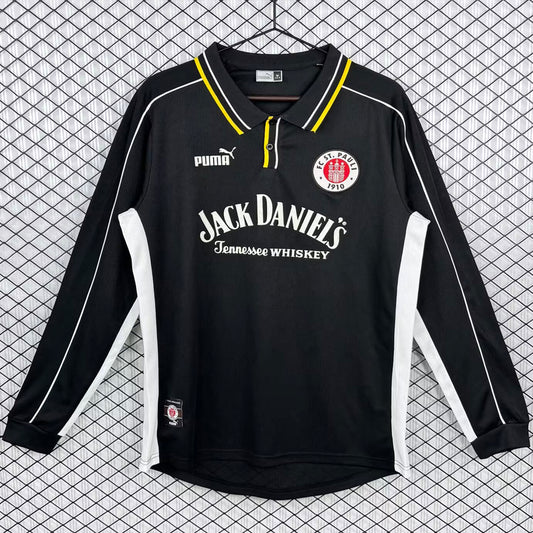 Jersey 1999/2000 ST PAULI Visitante Manga larga Versión Fan Retro