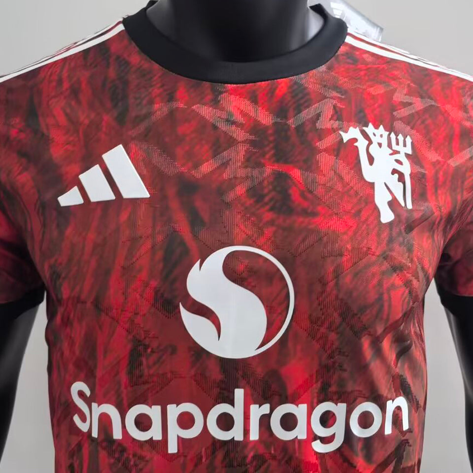jersey 2025 manchester united especial manga corta versión jugador