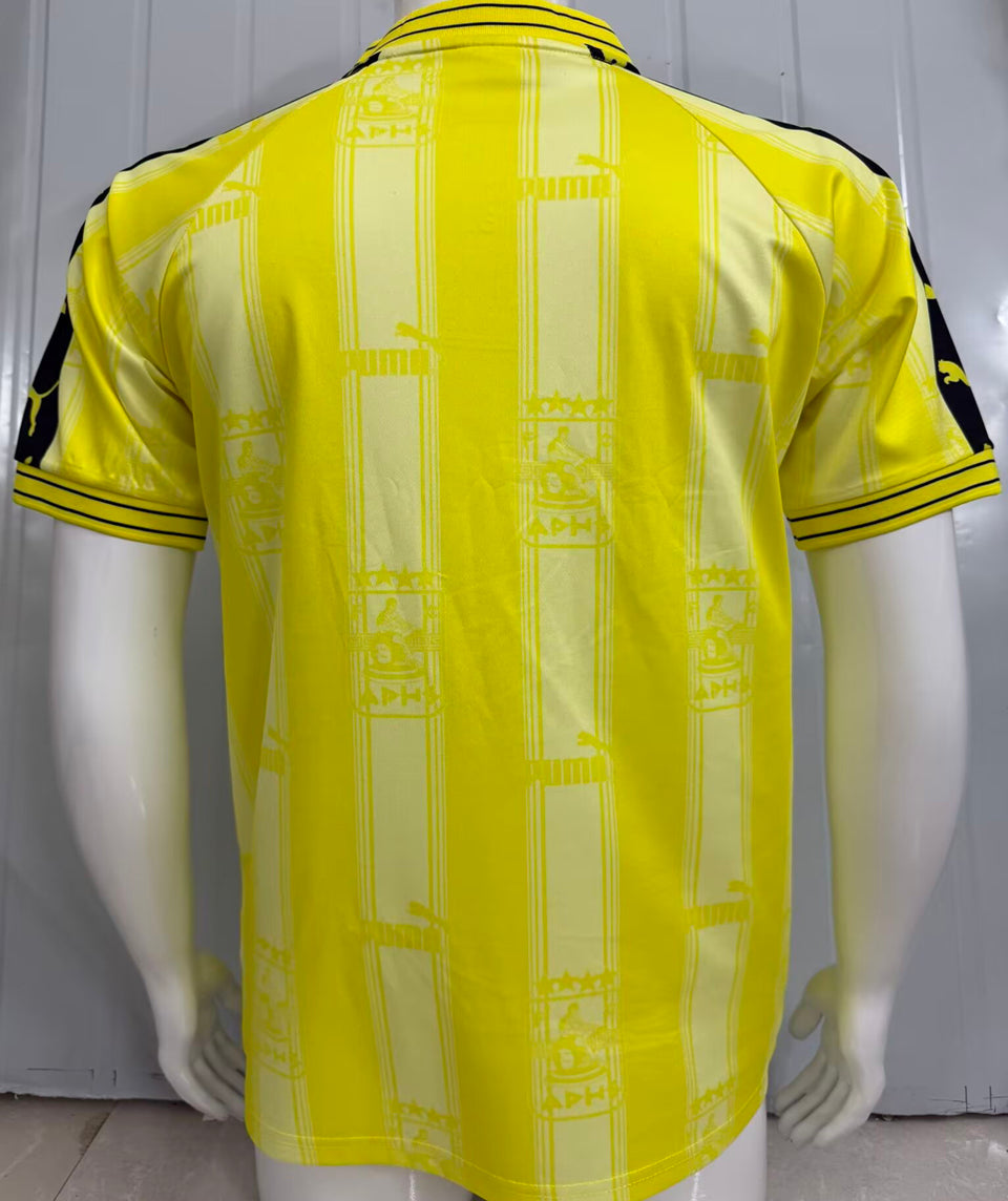 jersey 1999/2000 aris thessaloniki local manga corta versión fan retro