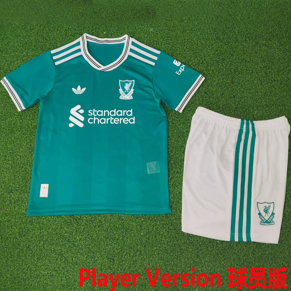 jersey 2025/26 liverpool tercero manga corta versión jugador