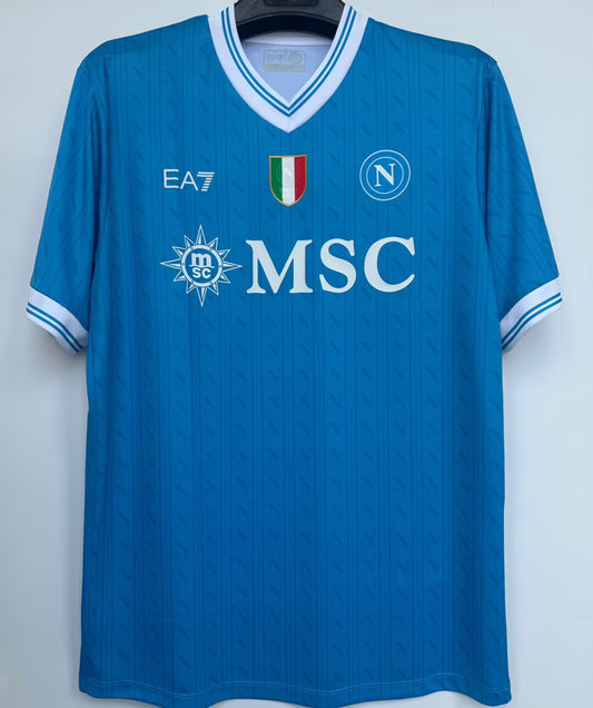 2025/26 Lukaku Napoli Fans casa calidad Parches/Letras