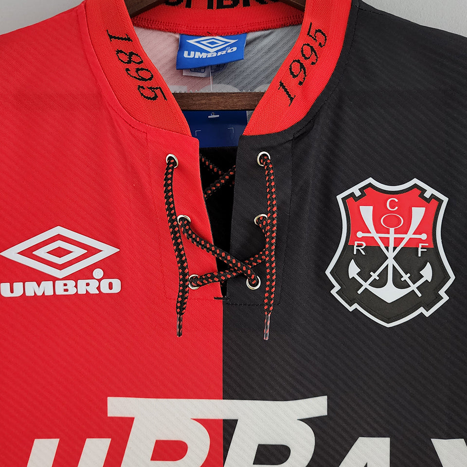 jersey 1994 flamengo especial manga corta versión fan retro