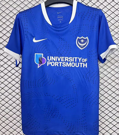 Jersey 2025/26 Portsmouth Local Manga corta Versión Fan