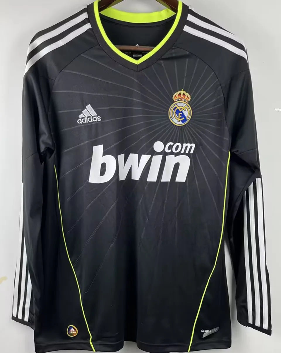 Jersey 2010/11 Real Madrid Visitante Manga larga Versión Fan Retro