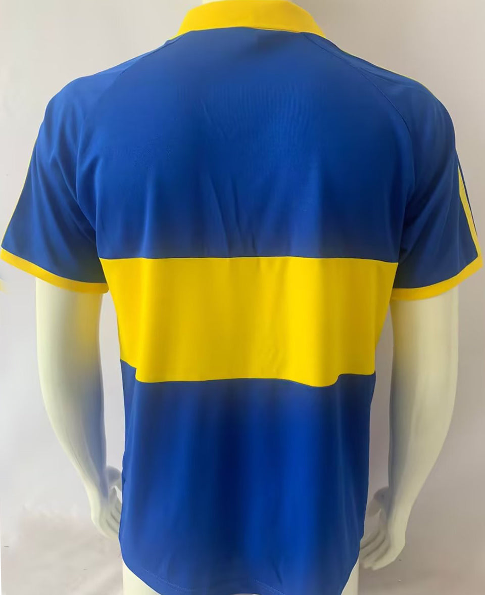 jersey 1985/86 boca local manga corta versión fan retro