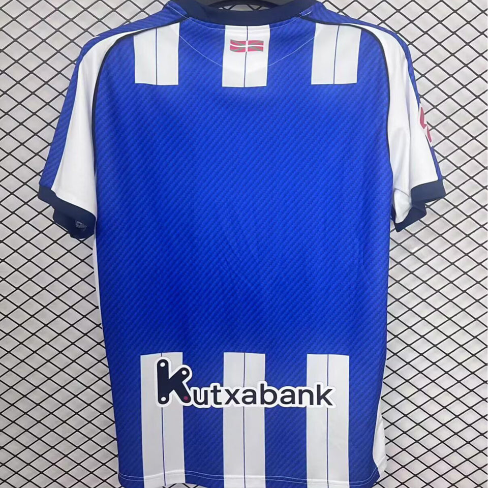 Jersey 2025/26 Real Sociedad Local Manga corta Versión Fan