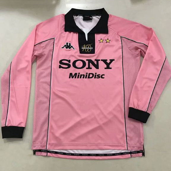jersey 1997/98 juventus visitante manga larga versión fan retro