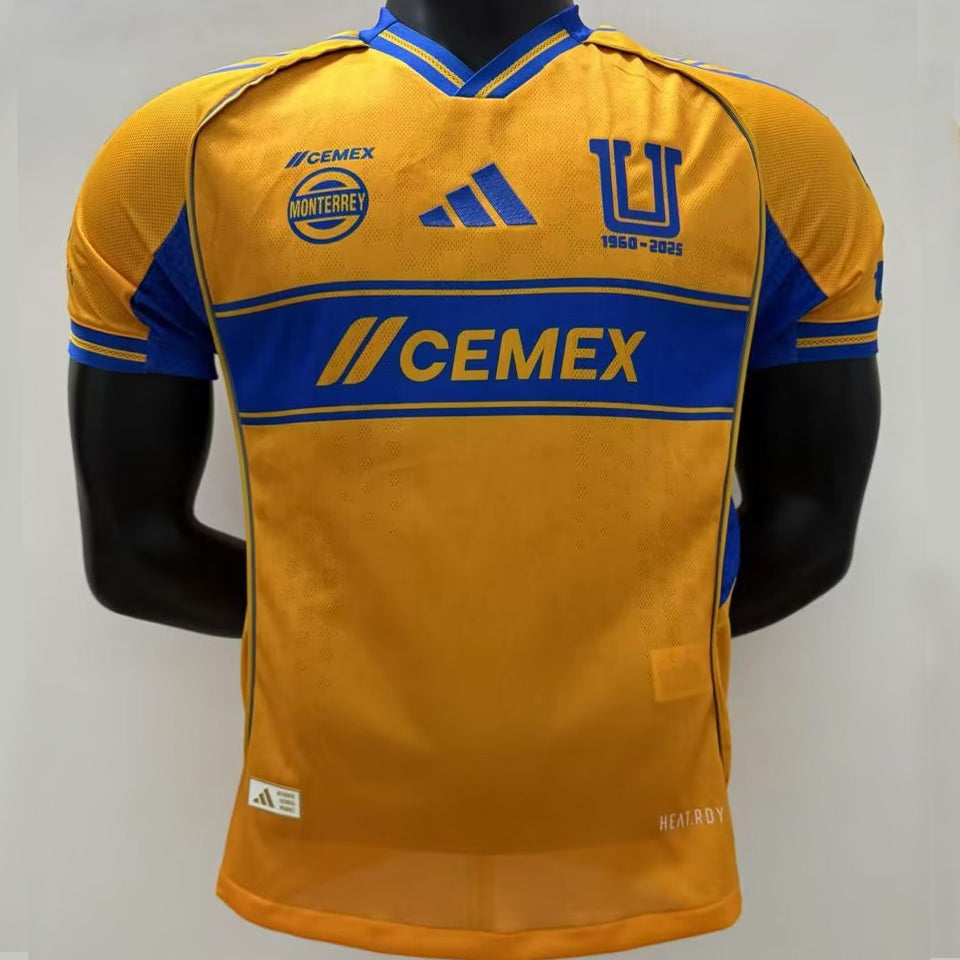 jersey 2025/26 tigres local manga corta versión jugador