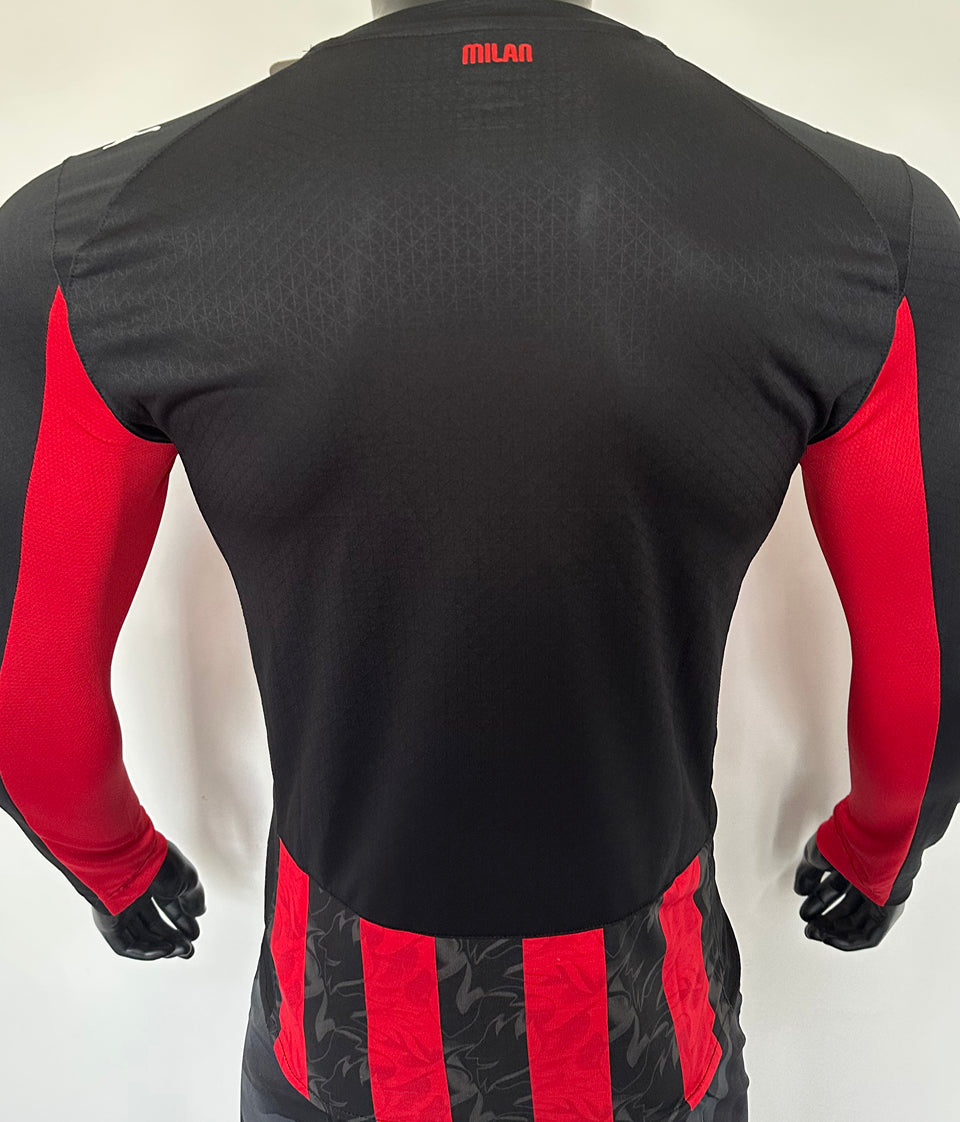 Jersey 2025/26 AC Milan Local Manga larga Versión Jugador