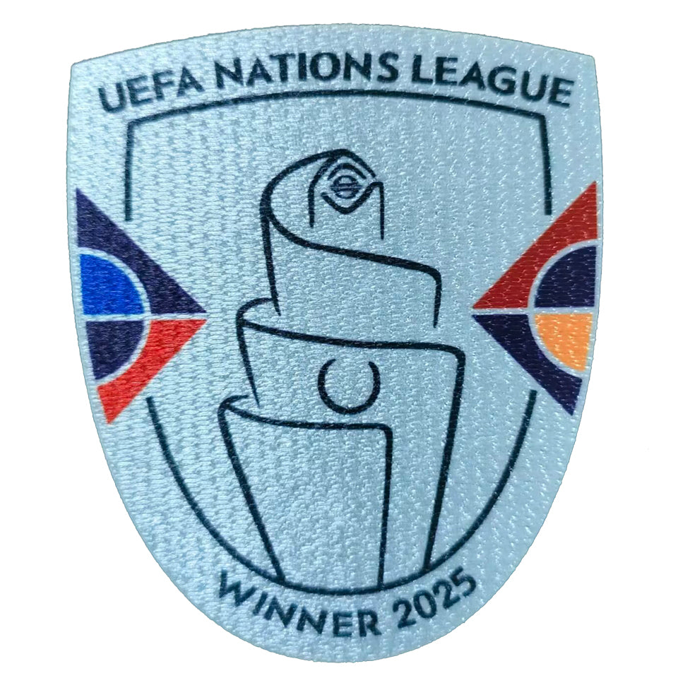 2025 ganador uefa nations liga 2025 parches/letras
