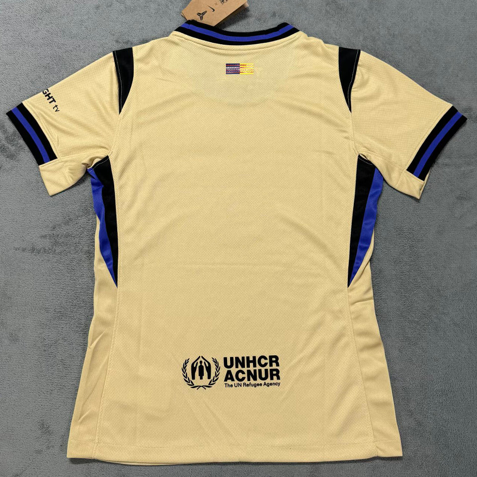 jersey 2025/26 barcelona visitante manga corta mujer