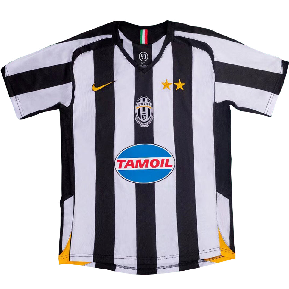jersey 2005/06 juventus local manga corta versión fan retro
