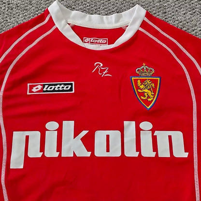 Jersey 2004/2005 Zaragoza Visitante Manga corta Versión Fan Retro
