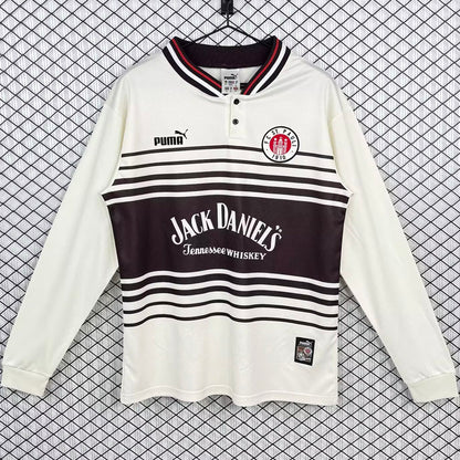 Jersey 1997/1998 ST PAULI Local Manga larga Versión Fan Retro