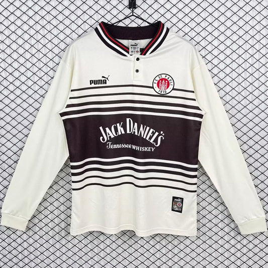 Jersey 1997/1998 ST PAULI Local Manga larga Versión Fan Retro