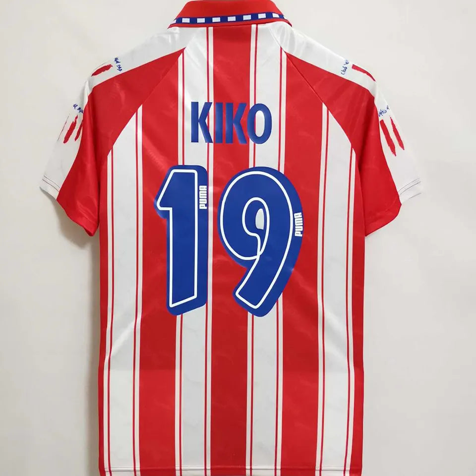 Jersey 1994/1995 Atletico de Madrid Local Manga corta Versión Fan Retro