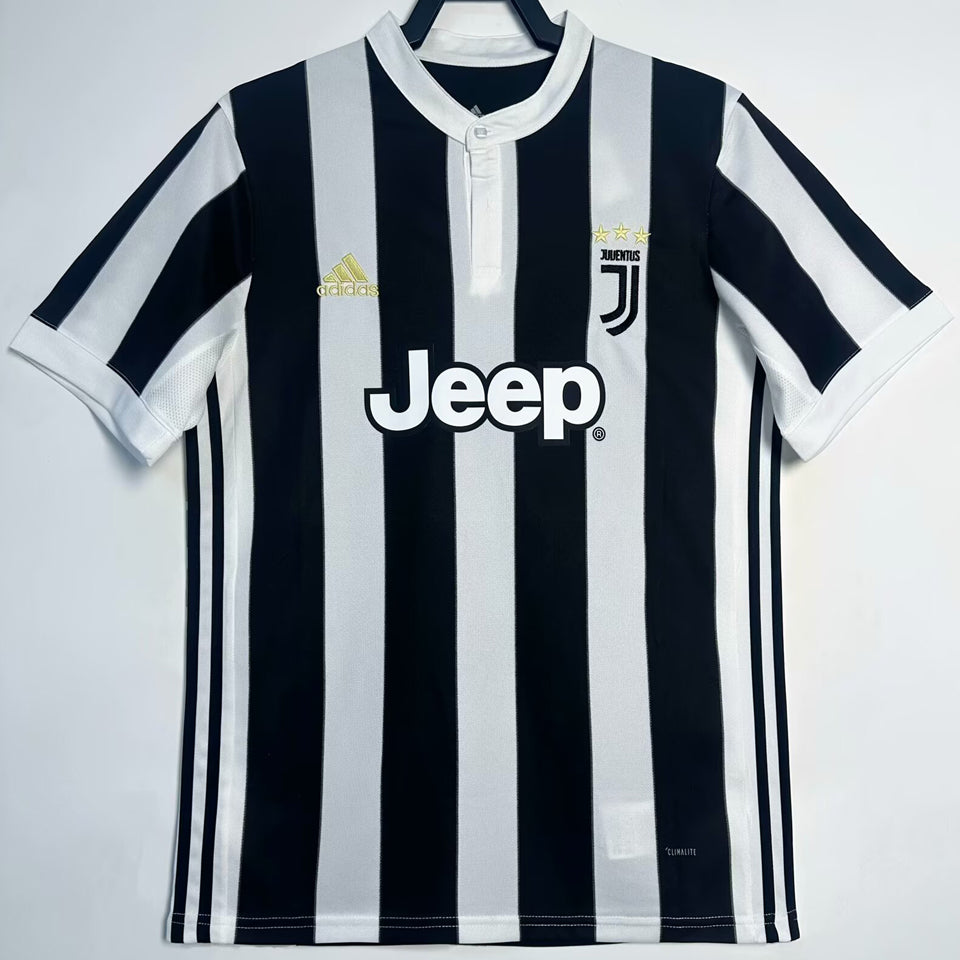 jersey 2017/18 juventus local manga corta versión fan retro