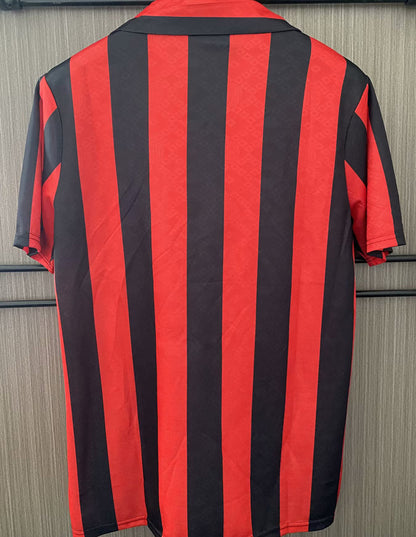 Jersey 1989/1900 AC Milan Local Manga corta Versión Fan Retro