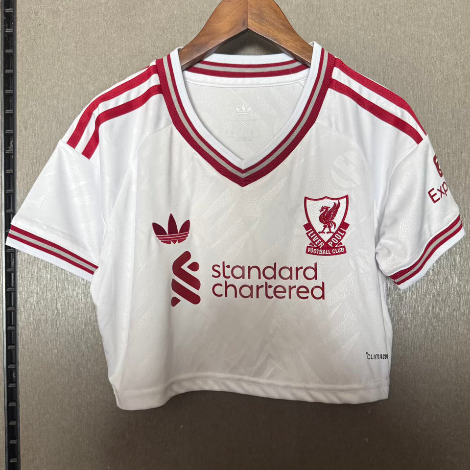 jersey 2026/27 liverpool visitante manga corta mujer