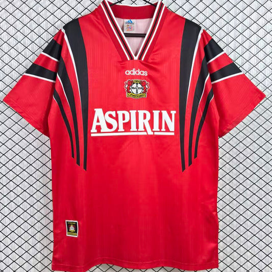 Jersey 1997/1998 Leverkusen Local Manga corta Versión Fan Retro