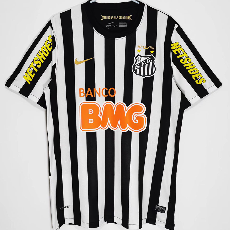 jersey 2012/13 santos visitante manga corta versión fan retro