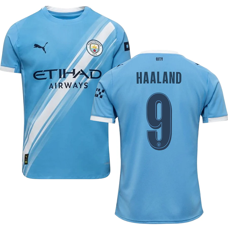 jersey 2025/26 manchester city local manga corta versión jugador
