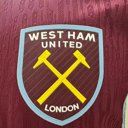 Jersey 2025/26 West Ham Local Manga corta Versión Jugador
