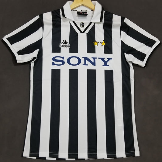 Jersey 1995/97 Juventus Local Manga corta Versión Fan Retro