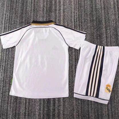 Jersey 1998/2000 Real Madrid Local Manga corta Niño Retro