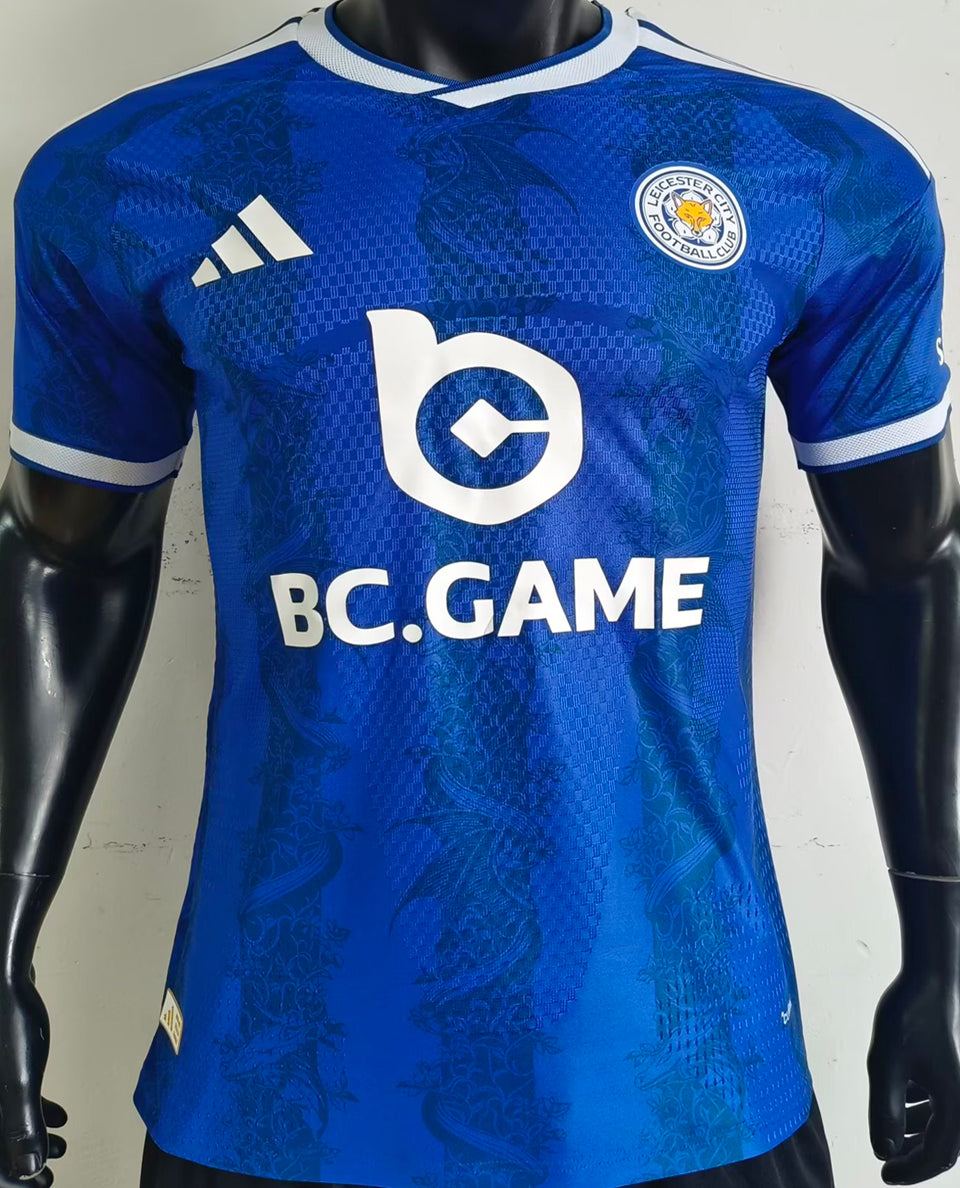 jersey 2026/27 leicester city local manga corta versión jugador
