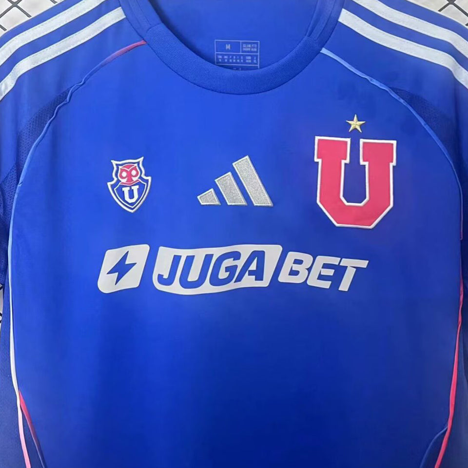 jersey 2025/26 universidad de chile local manga corta versión fan