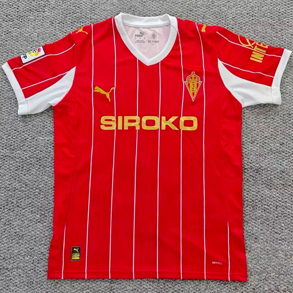 jersey 2026/27 gijon especial manga corta versión fan retro