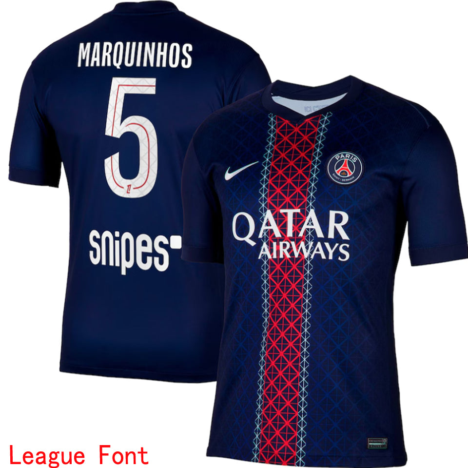 jersey 2025/26 psg local manga larga versión fan
