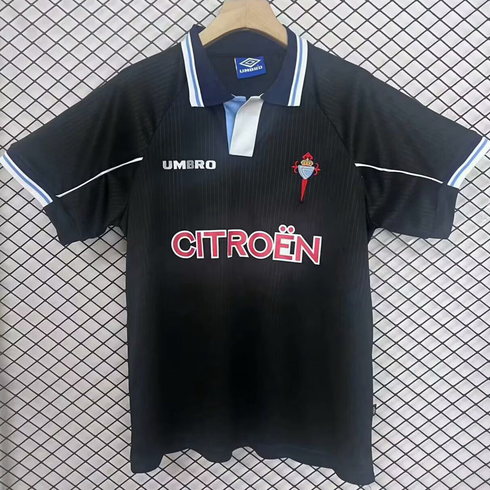 jersey 1997/1998 celta visitante manga corta versión fan retro