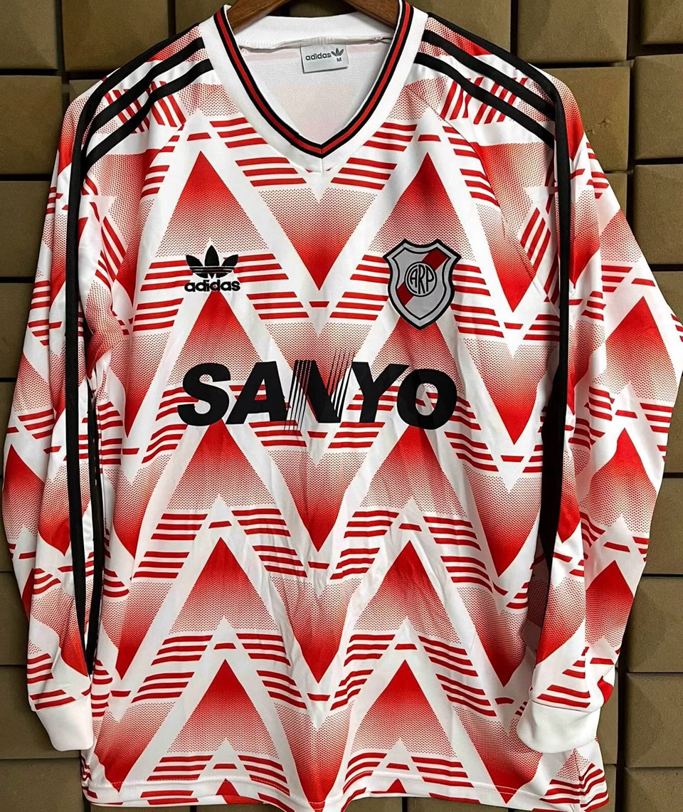 jersey 1994 river plate especial manga larga versión fan retro