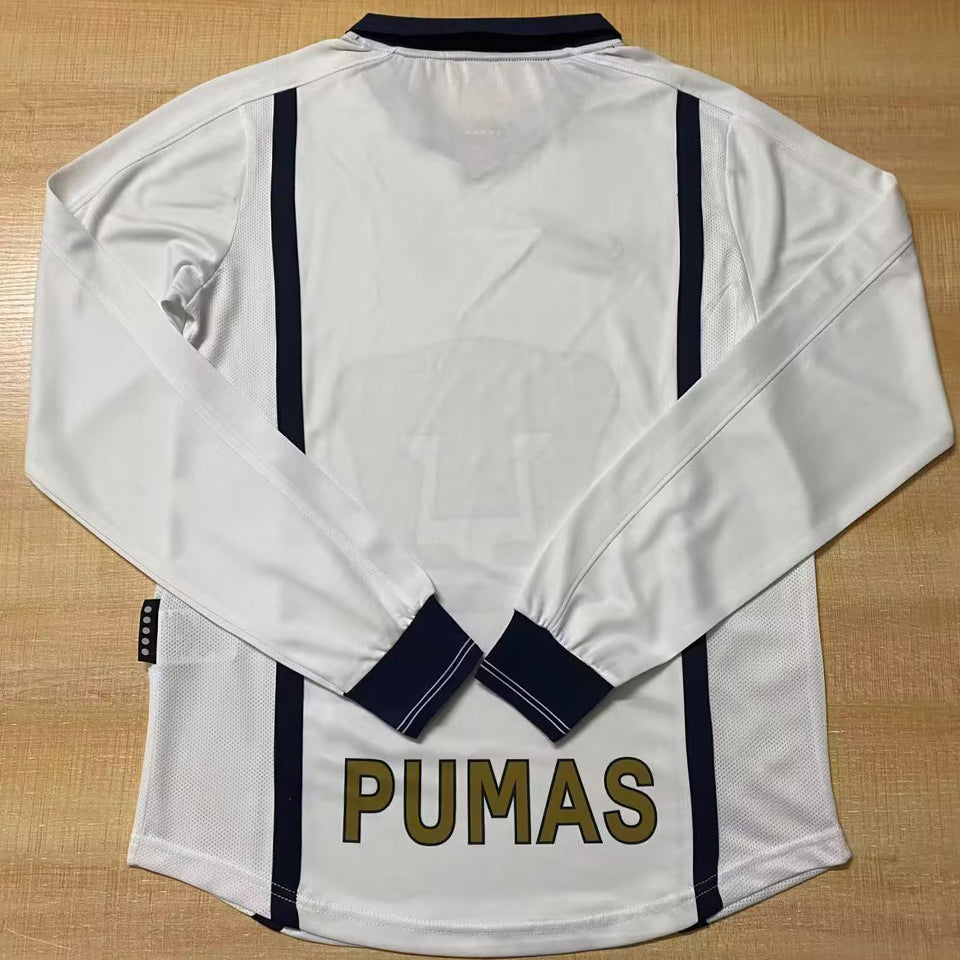 jersey 1999/2000 pumas unam local manga larga versión fan retro