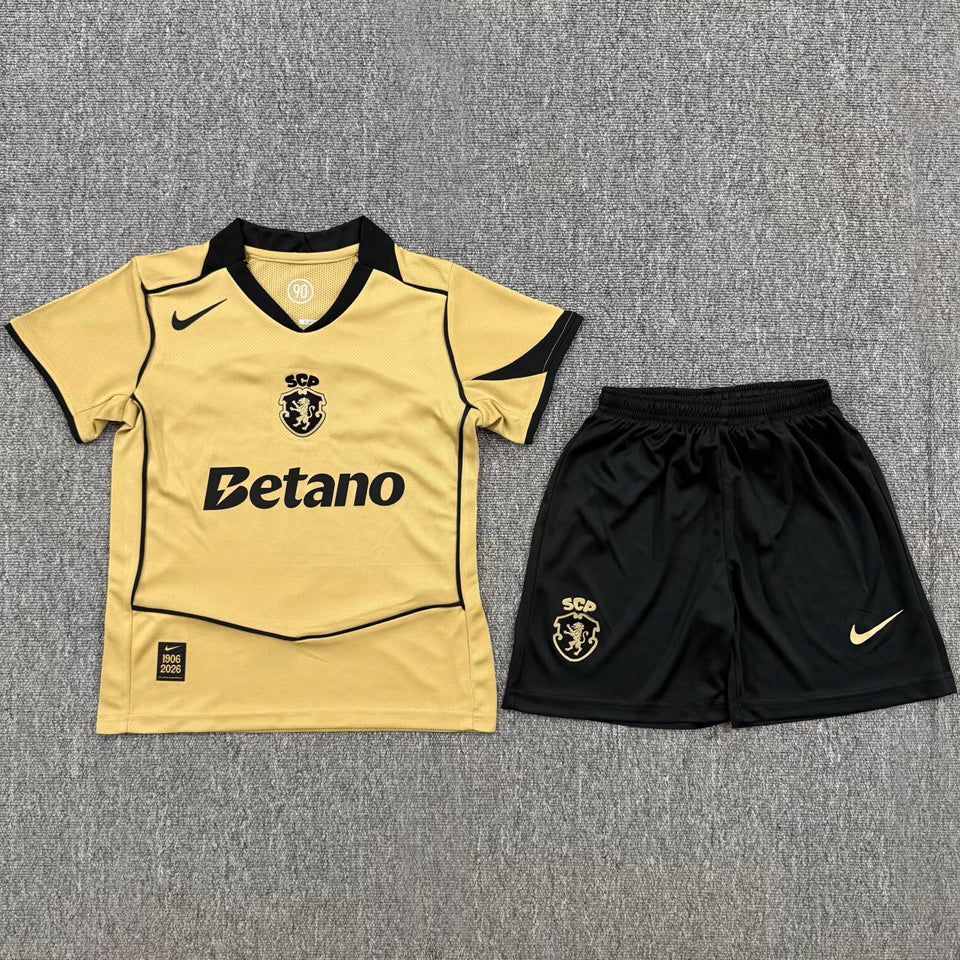 jersey 2026/27 sporting lisbon visitante manga corta niño