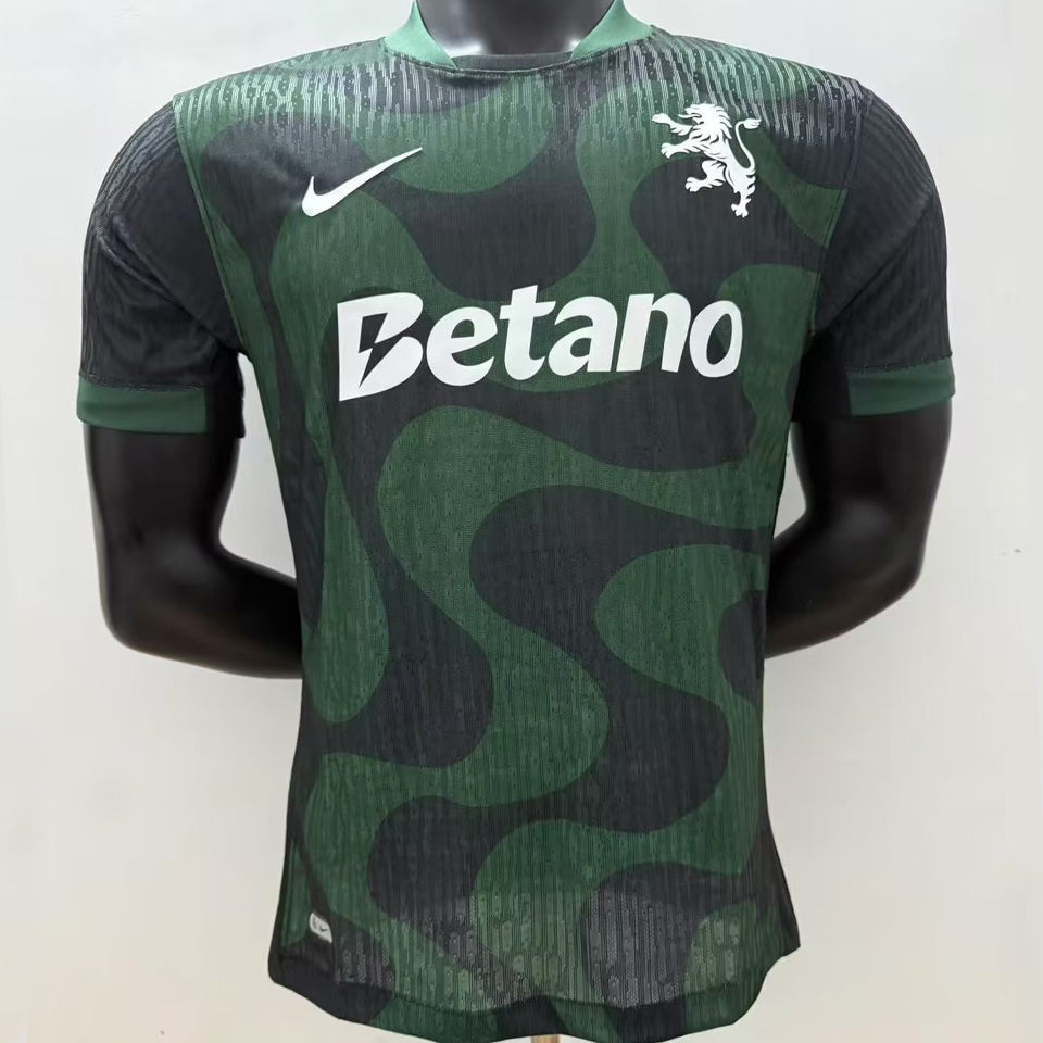 jersey 2025/26 sporting lisbon visitante manga corta versión jugador