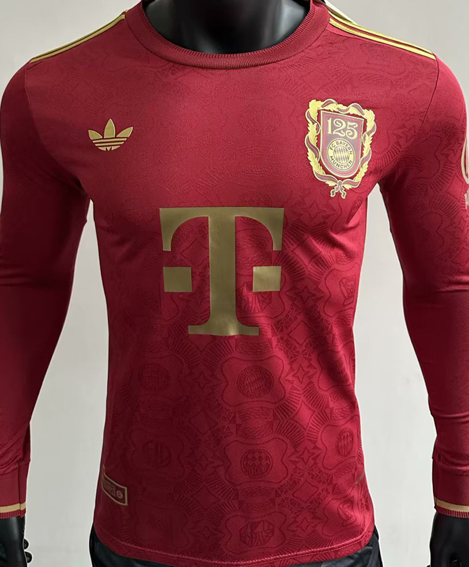 Jersey 2025 Bayern Munich Especial Manga larga Versión Jugador