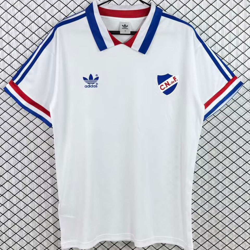 jersey 1980/1982 uruguay nacional club local manga corta versión fan